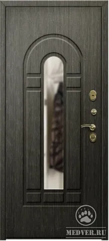 Декоративная входная дверь с зеркалом-158