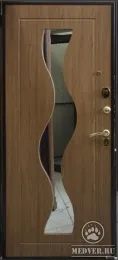Декоративная входная дверь с зеркалом-85