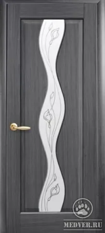Декоративная входная дверь с зеркалом-97