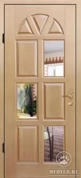 Декоративная входная дверь с зеркалом-86