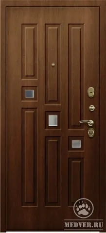 Декоративная входная дверь с зеркалом-153