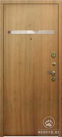 Декоративная входная дверь с зеркалом-150