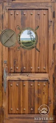 Элитная металлическая дверь-67