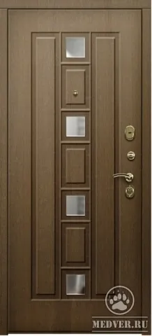 Декоративная входная дверь с зеркалом-152