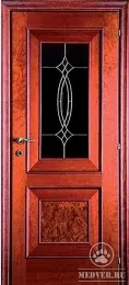 Вишневая входная дверь - 5