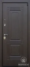 Серо-коричневая входная дверь - 2