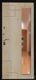 Декоративная входная дверь с зеркалом-87