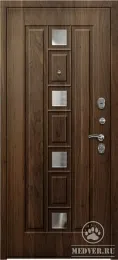 Декоративная входная дверь с зеркалом-135
