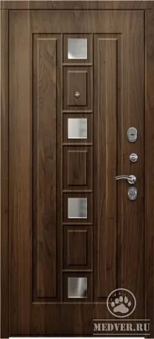 Декоративная входная дверь с зеркалом-135
