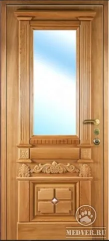 Декоративная входная дверь с зеркалом-161
