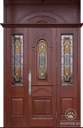 Декоративная витражная дверь-15