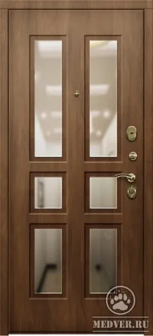 Декоративная входная дверь с зеркалом-151