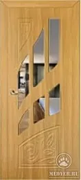 Декоративная входная дверь с зеркалом-104