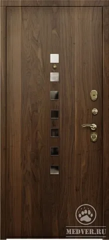 Декоративная входная дверь с зеркалом-149