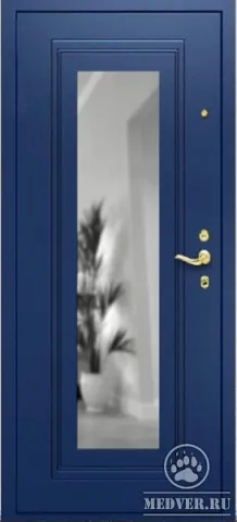 Декоративная входная дверь с зеркалом-95